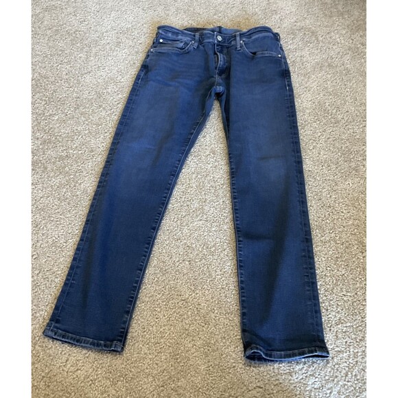 GDW Mens Blue Jeans Slim Fit Size 36/32 Dark Wash